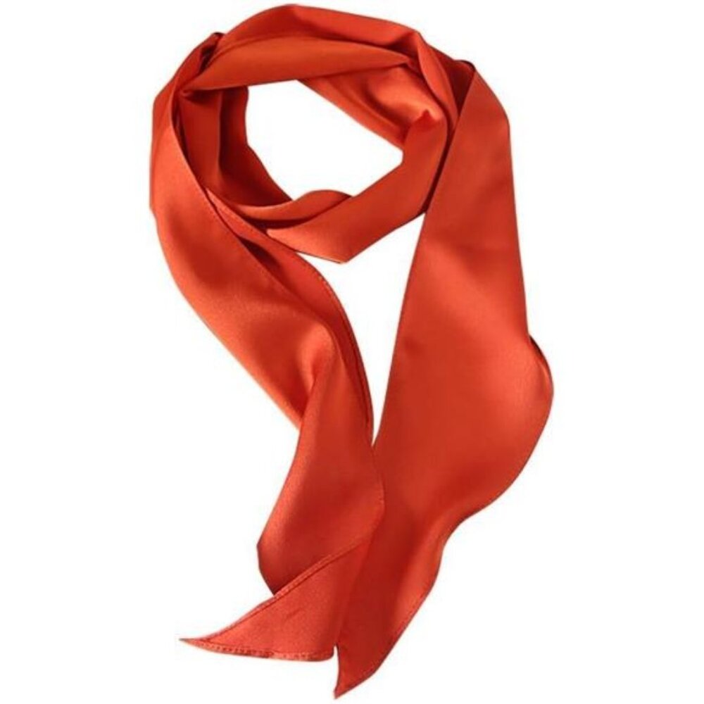 Solid Color Long Neckerchief - Picture 7 of 7
